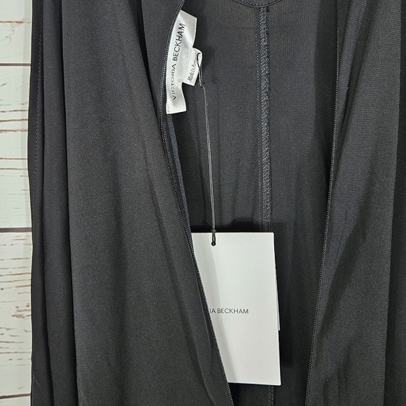 Victoria Beckham | Long Sleeve Cold Shoulder Black Jersey Dress NWT - Picture 10 of 11